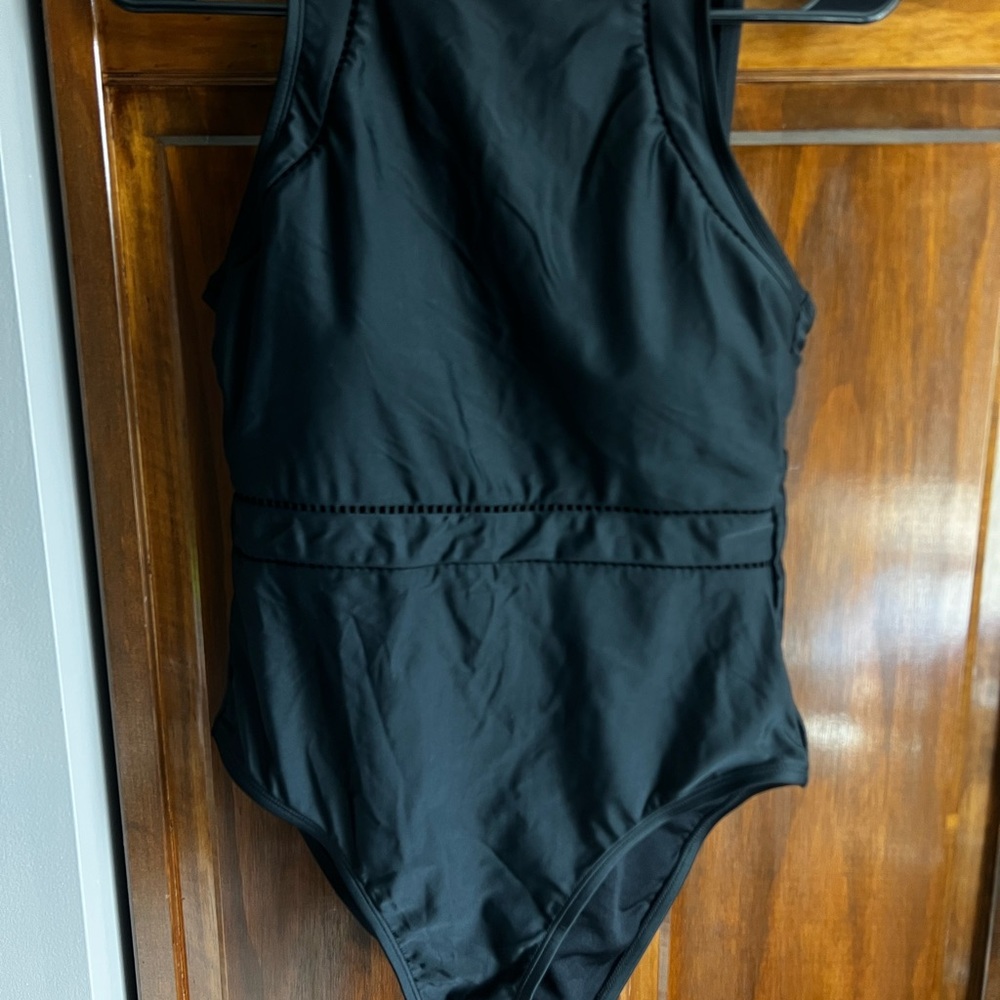 Black One-Piece Swimsuit
